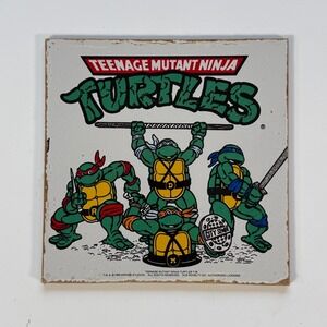 Teenage Mutant Ninja Turtles 1989 Display Tile Mirage Studios 6"x6" Cardboard
